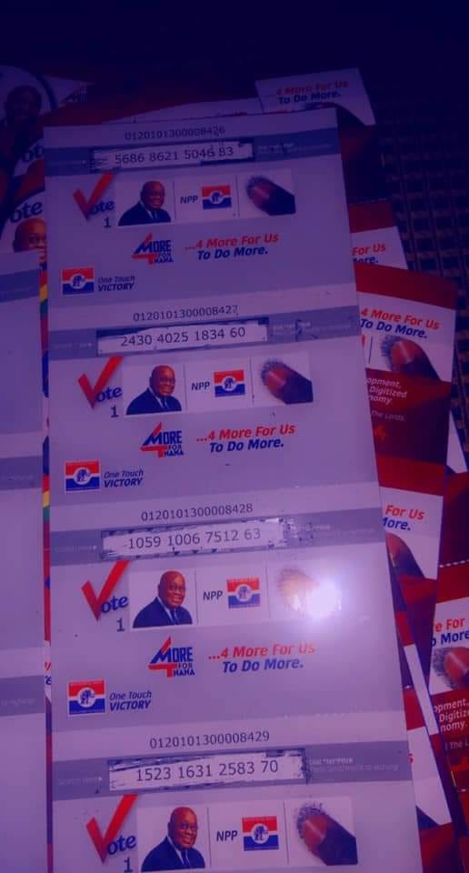 NPP branded recharge cards leaks on social media
