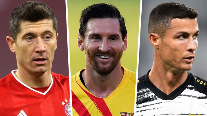 Ronaldo, Lewandowski and Messi named finalists for The Best FIFA Men