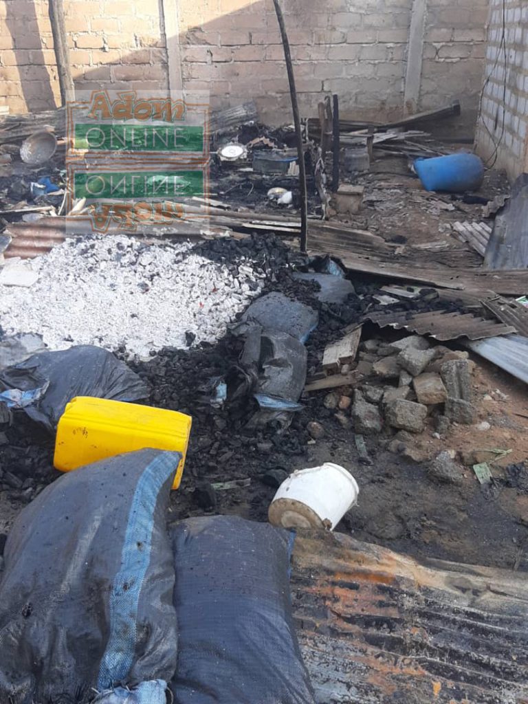 Four siblings who came for Christmas holidays at Spintex burnt to death
