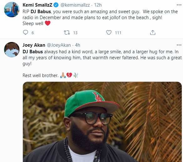Popular Disc jockey, Babatunde Bello aka DJ Babus dies of COVID19