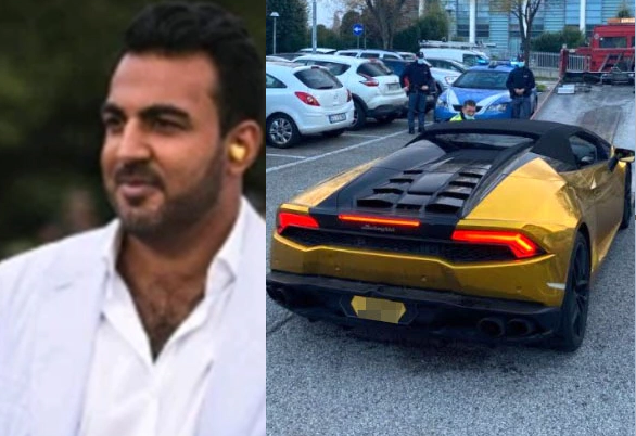 British multi-millionaire arrested after ?driving his Lamborghini Huracan from London to Italy to threaten his ex-girlfriend?