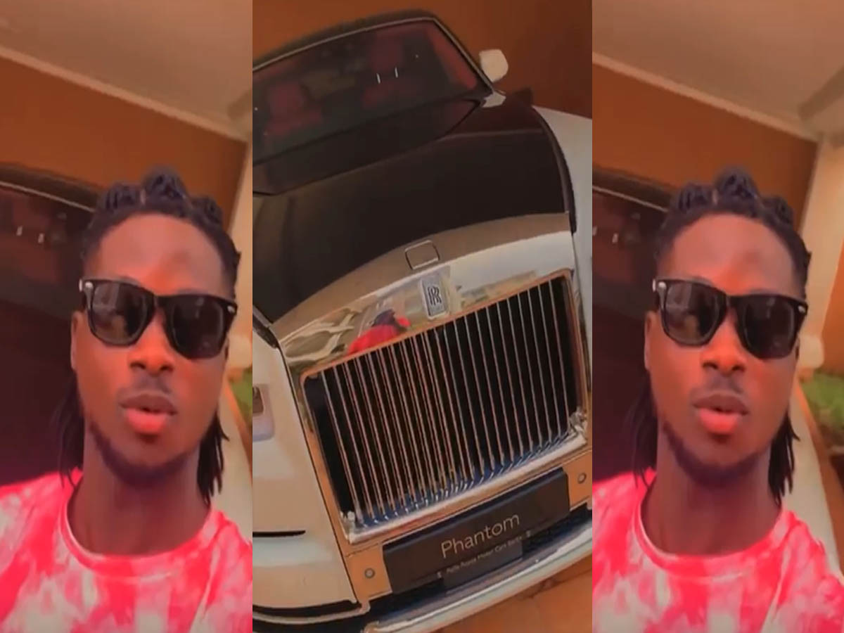 Kuami Eugene flaunts Rolls Royce Phantom