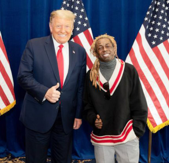 Lil Wayne thanks Donald Trump for granting him presidential pardon