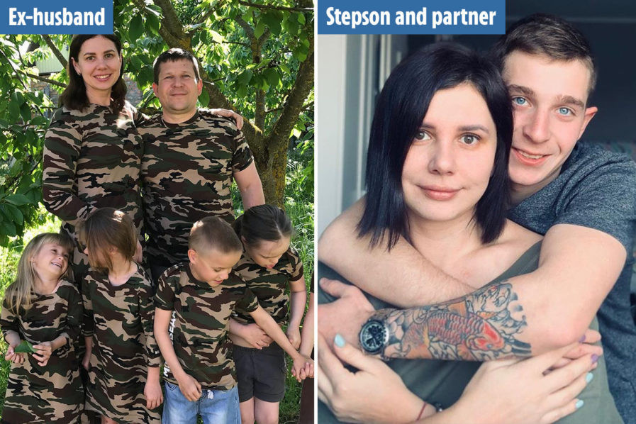  Russian blogger, 35, welcomes a child with her stepson, 21, after leaving his dad, 45
