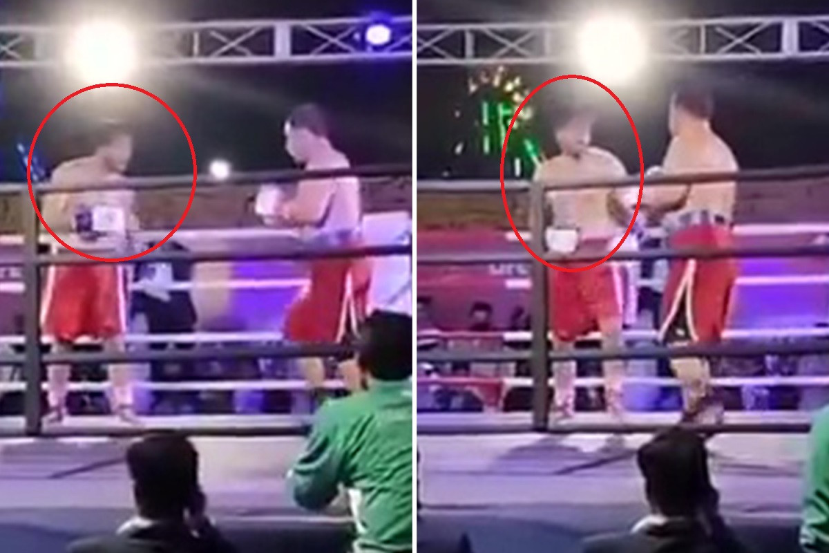 Boxer Muhammad Aslam Khan dies at 27 after collapsing in the ring following brutal knockout by opponent? (photos)