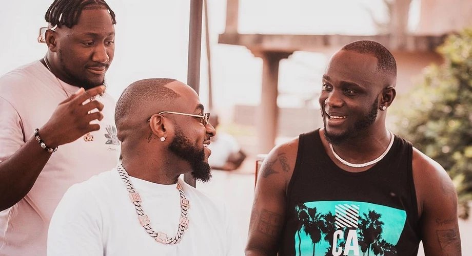 Davido's Eyes Swollen As He Pays Respect To His Late Buddy, Obama DMW