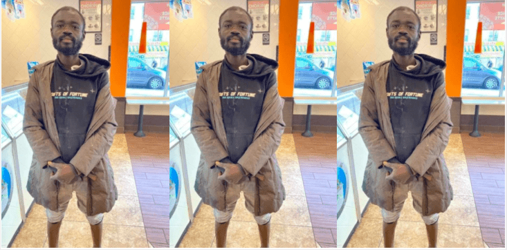 Homeless Ghanaian Man Living In New York Begs For Help To Come Home