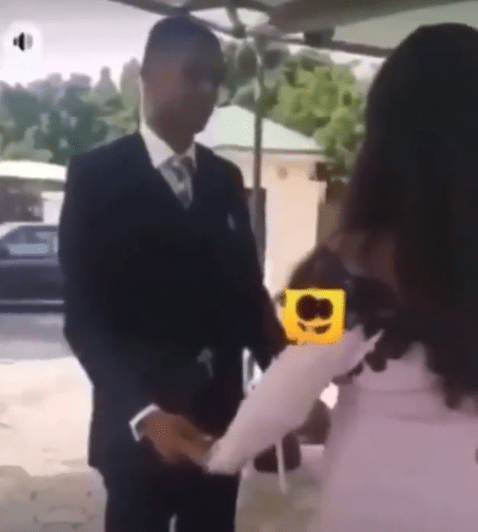 Groom Refuses To Say Wedding Vows As He's Asked to Stay Faithful- Video