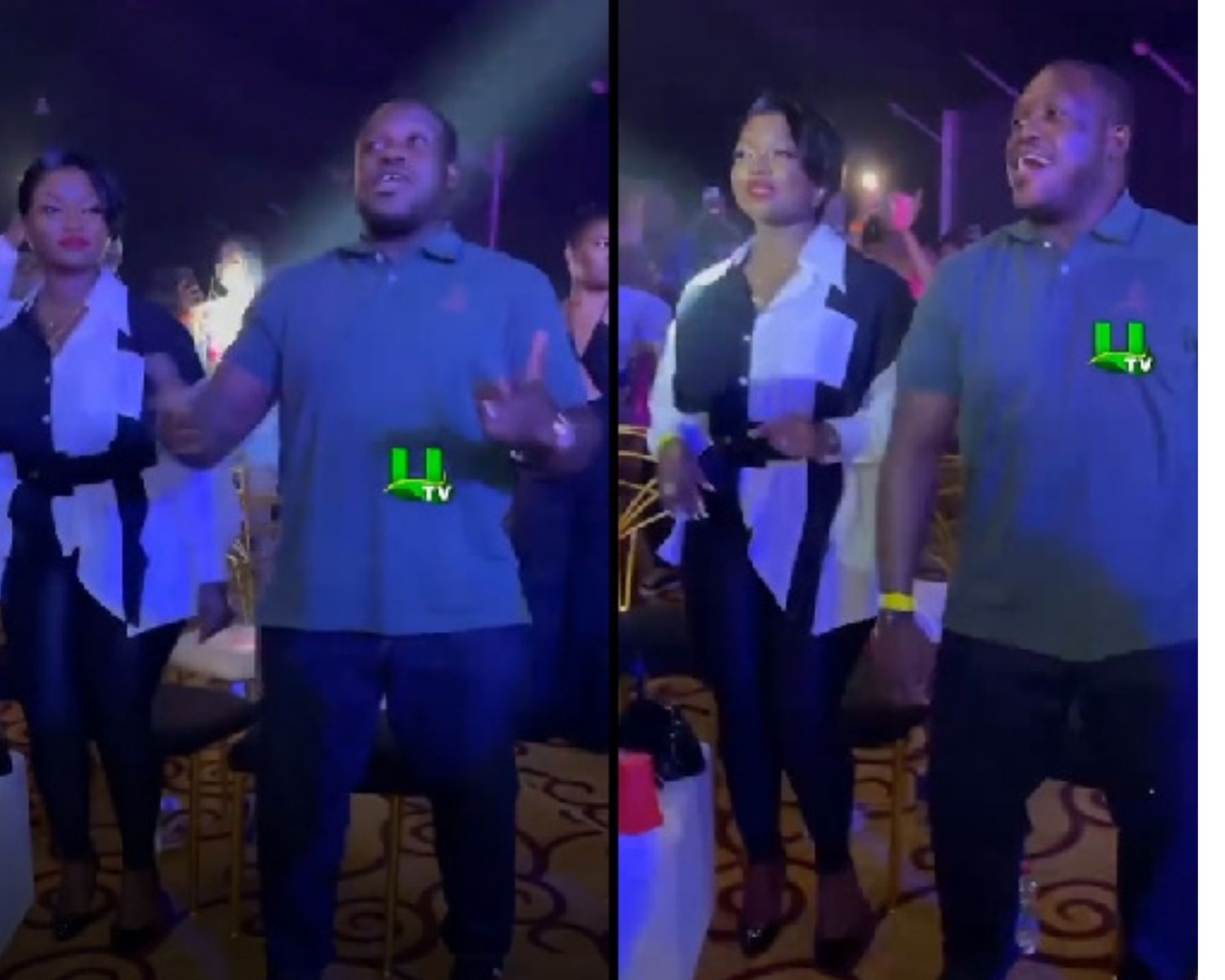Sam George Spotted Having Fun With Wife At Stonebwoy S Concert