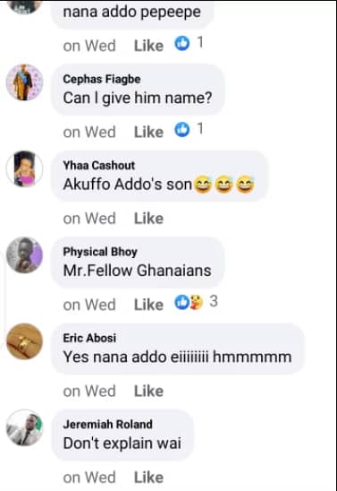Picture of a small boy believed to be the son of President Akuffo Addo surfaces Online