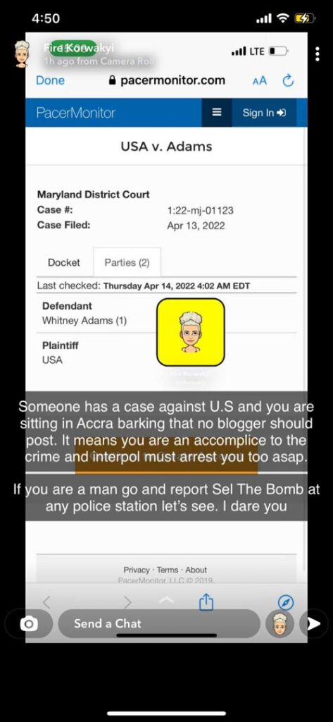 Popular Snapchat User, Girl Boss Allegedly Arrested By FBI In USA For Fraud - More Details